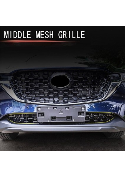 Araba Ön Alt Tampon Izgara Izgara Kalıp Kalıp Kapağı Mazda Cx5 Cx-5 2022+ Ön Alt Orta Net Dekorasyon B (Yurt Dışından) fırsatları