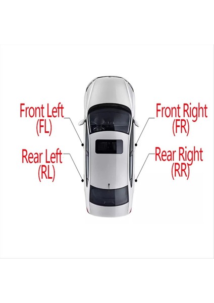 4pcs Toyota Land Cruiser Için Çatı Raf Raylı Kapak Trim Kabuğu 63491-60060 63492-60060 63493-60070 63494-60080 (Yurt Dışından) indirimleri