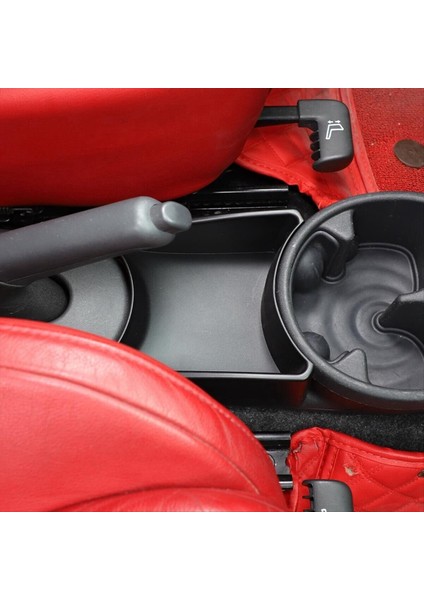 Fiat 500 2011-2015 Için Abarth 595 Araba Handbrake Çok Fonksiyonlu Saklama Kutusu Abs Siyah (Yurt Dışından) fiyatları