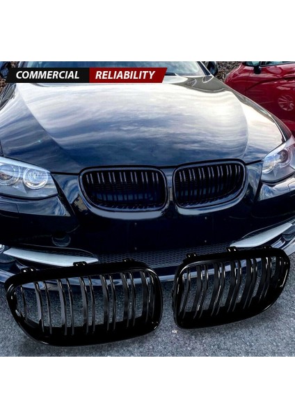2x Parlak Siyah Ön Böbrek Izgara Grille For-Bmw E92 E93 3 Serisi 328I 335I Coupe Lcı 2011-2013 (Yurt Dışından) fiyatları