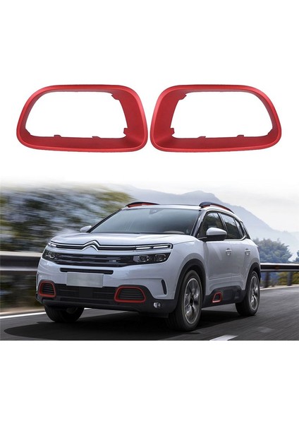 1paır Araç Ön Tampon Dekoratif Çerçeve Melek Gözler Citroen C5 Aircross Için Refit 9817829477 9817829377 Kırmızı (Yurt Dışından) fırsatları
