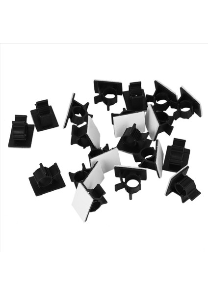 80PCS Siyah Ayarlanabilir Plastik Kablo Kelepçeleri Kendi Yapışkanlı Araç Kablo Klipsleri Tel Organizatör (Yurt Dışından) fırsatları