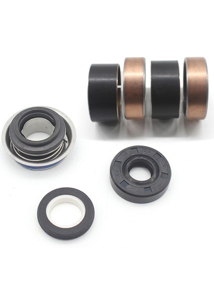 4 Adet Ön Arka Süspansiyon Çatalları Emiciler Manşon Halkaları Motosiklet Su Pompası Yağ Keçesi Seti (Yurt Dışından) fiyatları