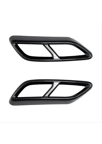 Audi A3 8y S Hat Sportback Sedan 2021+ A Için Araba Kuyruk Boğaz Trim Çerçeve Egzoz Boru Dış Aksesuarları (Yurt Dışından)