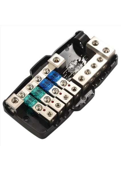 4x Çok Fonksiyonlu LED Araba Ses Stereo Anl Sigorta Tutucu Dağıtım 0/4ga 4 Yollu Sigortalar Blok 30A 60A 80AMP (Yurt Dışından) fırsatları