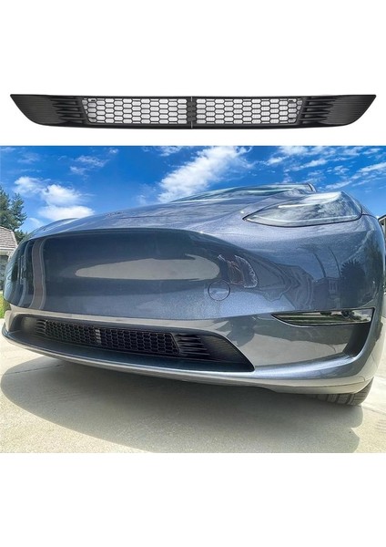 Tesla Model Y 2021 2022 2023 Ön Izgara Örgü Izgara Izgara Ekleri Ön Hava Giriş Havalandırma Izgara Kapağı Yedek (Yurt Dışından) modelleri