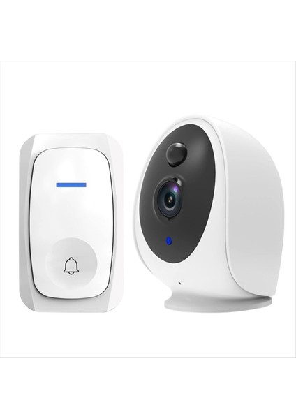 Kablosuz Kapı Zorluğu Siparişlerim Yükseltme 2&#39 De 1 Akıllı 2 Yollu Sesli Kapı Zili Kamera Kapı Bell Ultra Net (Yurt Dışından)