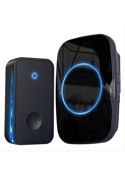 Kendi Powered Kablosuz Kapı Zili Yok Çocuklar Için Pil Su Geçirmez Kapı Zili Yaşlı Arayan 2 Düğme 2 Alıcı Abd Fişi (Yurt Dışından) modelleri