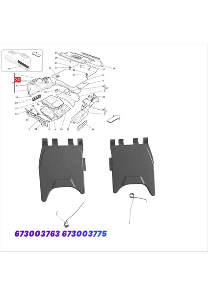 1paır Arka Bagaj Menteşe Koruma Plakası Kapağı 673003763 673003775 Maserati Quattroporte M156 14-21 Kapı Muhafızları Trim Caps (Yurt Dışından) modelleri