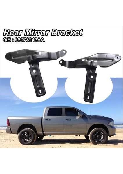 Römork Çekme Ayna Braket Donanım Kiti 68078243AA 68078242AA Dodge Ram 1500 2500 3500 4500 5500 2010-2019 (Yurt Dışından) modelleri