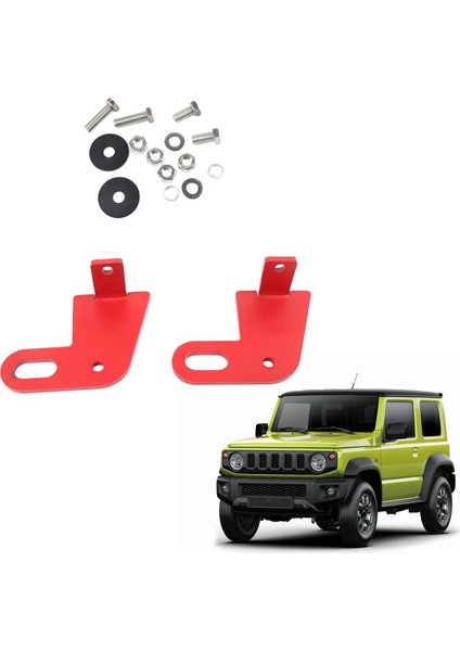 Araba Arka Tampon Römorku Çekme Kanca Kiti Suzuki Jimny 2019 2020 2021 JB64 JB74 Araç Harici Aksesuar Stil (Yurt Dışından) fiyatları