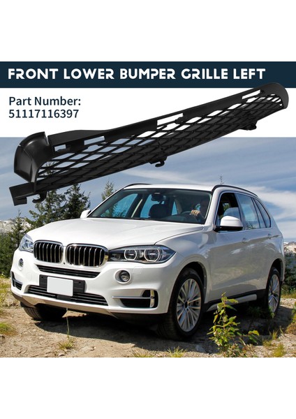 Bmw X5 E53 2004-2006 51117116397 Için Ön Sol Alt Tampon Giriş Izgara Değiştirme (Yurt Dışından) indirimleri
