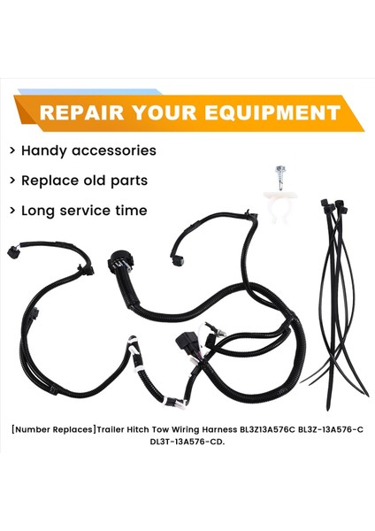 Ters Park Yardımı Yakınlık Sensörü ile Ford F-150 2009-2014 Için Trailer Hitch Tow Kablo Demeti BL3Z13A576C (Yurt Dışından) indirimleri