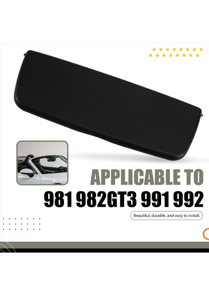 Porsche Boxster Için Cayman 981 982 Carrera 911 Targa Gt3 991 992 982857551 Araba Makyaj Vanity Güneş Vizör Ayna Kapağı (Yurt Dışından) indirimleri