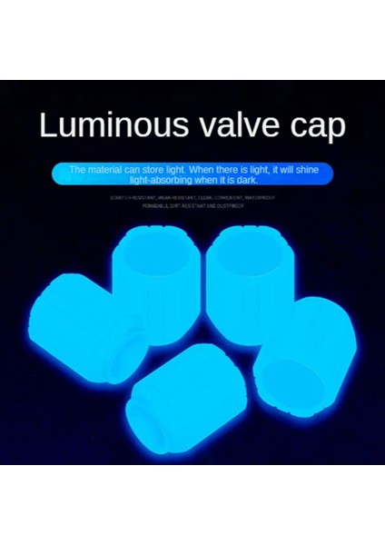 10PCS Glow Valf Kapağı Floresan Mavi Karşılık (Yurt Dışından) fırsatları