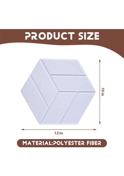 12 Paket Kendinden Yapışkan Akustik Paneller Altıgen Ses Kanıtı Köpük Panelleri Stüdyo Için Kullanılan Duvar Için Ses Geçirmez Dolgu (Yurt Dışından) fırsatları