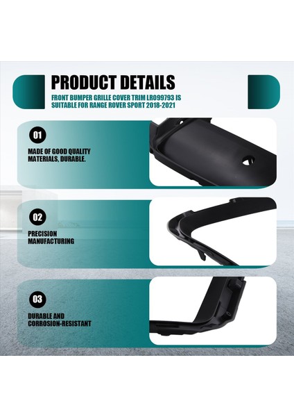 Range Rover Sport 2018-2021 Sis Işığı Trim Sağ LR099793 (Yurt Dışından) indirimleri