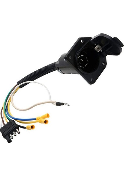 7 Pimli-4 Pimli Kamyon Römork Konektörü Düz Ters Fiş Montaj Braketi Seti (Yurt Dışından) modelleri