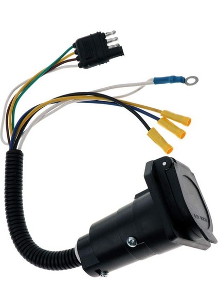 7 Pimli-4 Pimli Kamyon Römork Konektörü Düz Ters Fiş Montaj Braketi Seti (Yurt Dışından) fırsatları