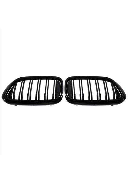 Bmw 5 Serisi G30/G38 530I 540I 550I Çift Glossy Siyah Için Ön Tampon Izgaralar Çift Çizgi Tarzı Yarış Izgaraları (Yurt Dışından)
