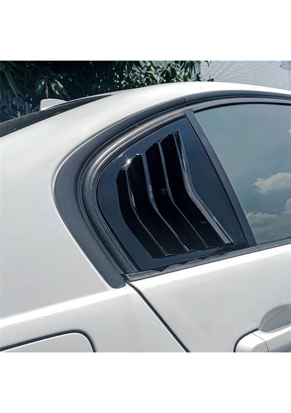 Araba Parlak Siyah Arka Windows Üçgen Kangen Kapağı Çıkartma Bmw 3serıes E90 320I 330I M3 2005-2011 Araç Stil Kapağı (Yurt Dışından) fırsatları