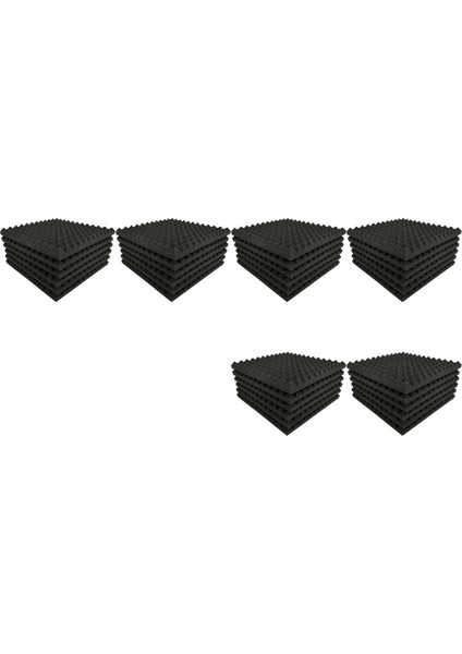 72 Paket Piramit Şekli Ses Geçirmez Köpük Ses Döyesi Dövüşü Paneli Yankı Bas Yalıtımı Için (Yurt Dışından)