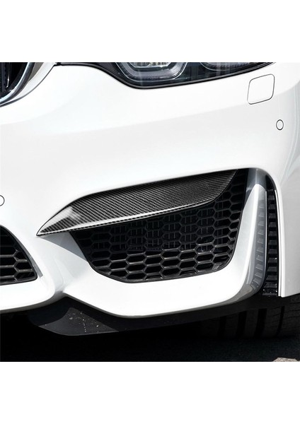 Araba Ön Tampon Ön Çanta Köşeleri Spoiler Splitter Dudak Ön Tampon Çerçeve Trim Dış Ayarlama Bmw M3 F80 F82 F83 (Yurt Dışından) indirimleri