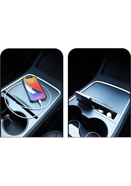 Tesla Model 3 Y Merkez Konsolu Telefon Depolama Kutusu Koltuk Kutusu Iç Dekorasyonu Için Uygun (Yurt Dışından) fiyatları