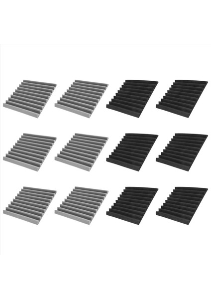24 Paket Kendi Yapışkan Akustik Paneller 12X12X1 Inç Ses Geçirmez Köpük Paneller Ev Stüdyosu Için Ses Geçirmez Duvar Panelleri (Yurt Dışından) fırsatları