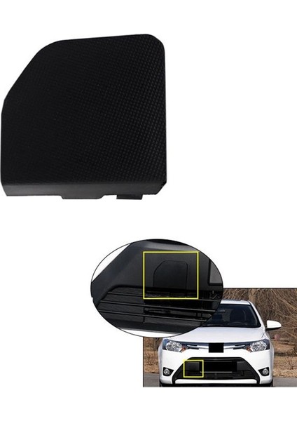 2x Ön Tampon Tow Hook Kapak Toyota Vios 2014 2015 2016 Için 52721-0D050 (Yurt Dışından) modelleri