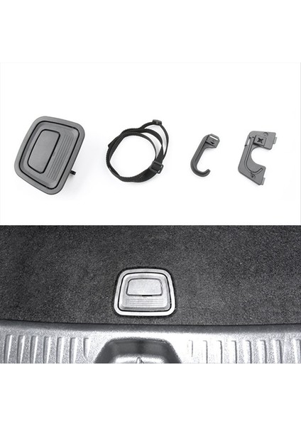 4pcs/set Bagaj Kapı Kapağı Kapağı Kiti 0996800184 Mercedes-Benz W205/W156/W177/W246 12-19 Arka Kargo Körfezi Kat (Yurt Dışından) indirimleri