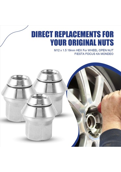 M12 x 1 5 19MM Ford Tekerlek Için Altıgen Açık Fındık Fiesta Focus Ka Mondeo (Yurt Dışından) indirimleri