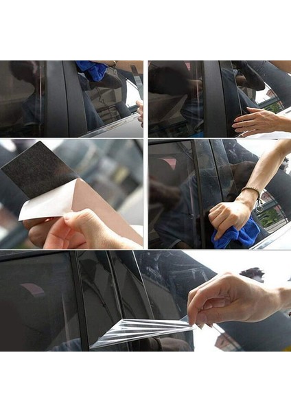 Mitsubishi Outlander Için Araba Bc Pencere Merkezi Sütun Sticker 2014 2015 2016 2018 2018 2019 (Yurt Dışından) fırsatları