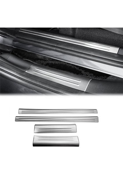 4pcs Honda Vezel Hr-V Hrv 2021-2023 Scuff Plaka Gümüşü (Yurt Dışından) indirimleri