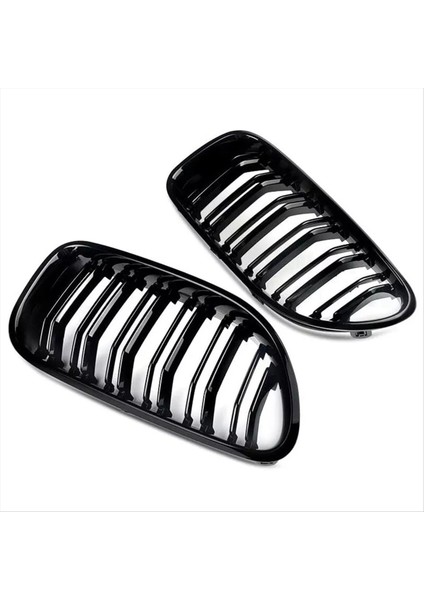 Araba Ön Böbrek Çift Hat Izgara Spor Izgara Bmw F06 F12 F13 M6 650I 640I 2012-2018 Parlak Siyah (Yurt Dışından) modelleri