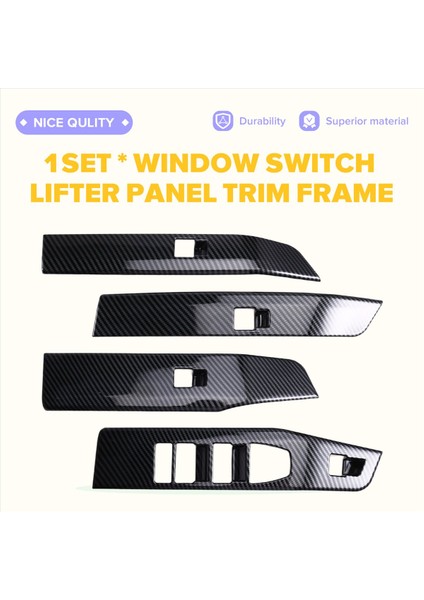 Araba Penceresi Anahtarı Kaldırıcı Panel Trim Çerçeve Kapak Bmw Için Iç Aksesuarlar X3 G48 G45 2025- (Yurt Dışından) fırsatları