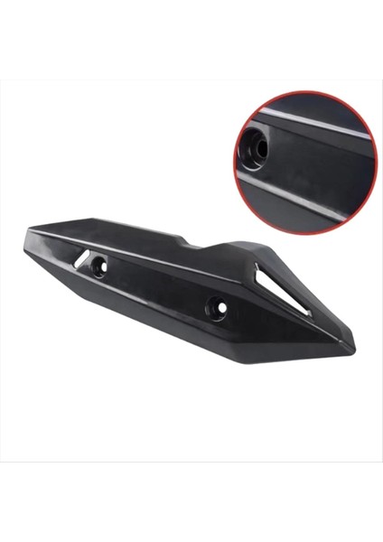 Motosiklet Egzoz Borusu Kapak Koruyucusu Isı Kalkanı Honda Için Anti-Ölçeklendirme Kabuğu CLICK150I CLICK125I Click 150I 125I Siyah (Yurt Dışından) modelleri