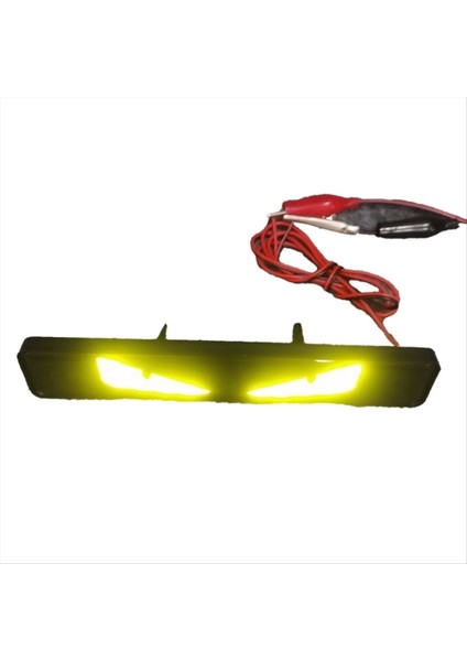 Şeytan Göz Logosu Hafif Orta Mesh Hafif Araba Modifikasyonu Kişiselleştirilmiş Dekoratif Strip LED Işık Dekorasyon A (Yurt Dışından)