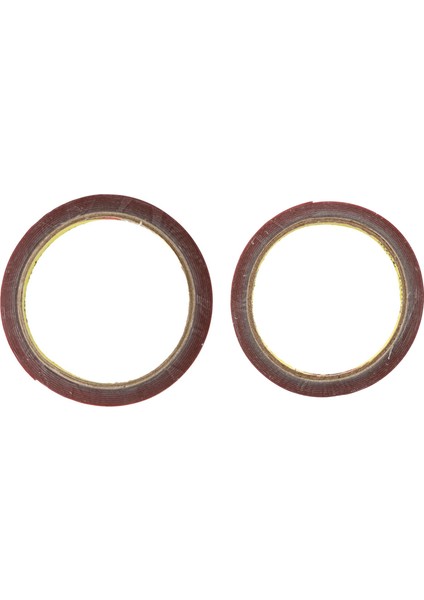 2 Adet Güçlü Kalıcı Çift Taraflı Süper Yapışkan Köpük Bant Rulosu Araç Araba Kırmızı - 10MMX3M ve 8MMX3M (Yurt Dışından)