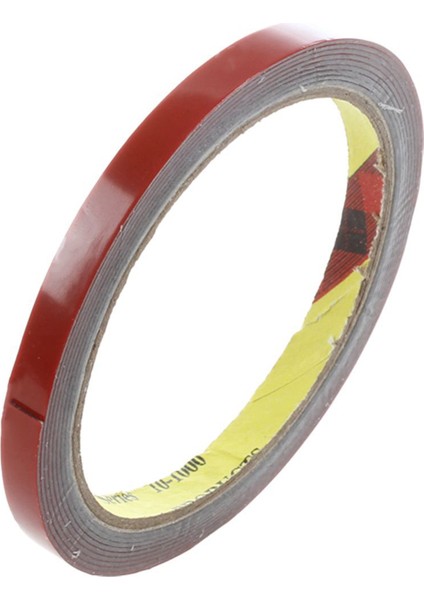 2 Adet Güçlü Kalıcı Çift Taraflı Süper Yapışkan Köpük Bant Rulosu Araç Araba Kırmızı - 10MMX3M ve 8MMX3M (Yurt Dışından) fırsatları