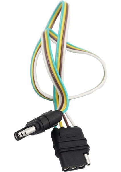 Araba Tayli Mali Güç Kablosu 4 Pimli Amerikan Römorku Kablo Demeti 4hole Sae Adaptör Römork Kablo Römorku Işık Adaptör Konnektörü (Yurt Dışından) fiyatları