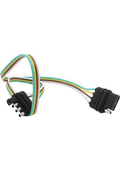 Araba Tayli Mali Güç Kablosu 4 Pimli Amerikan Römorku Kablo Demeti 4hole Sae Adaptör Römork Kablo Römorku Işık Adaptör Konnektörü (Yurt Dışından) fırsatları