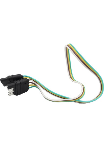 Araba Tayli Mali Güç Kablosu 4 Pimli Amerikan Römorku Kablo Demeti 4hole Sae Adaptör Römork Kablo Römorku Işık Adaptör Konnektörü (Yurt Dışından) indirimleri