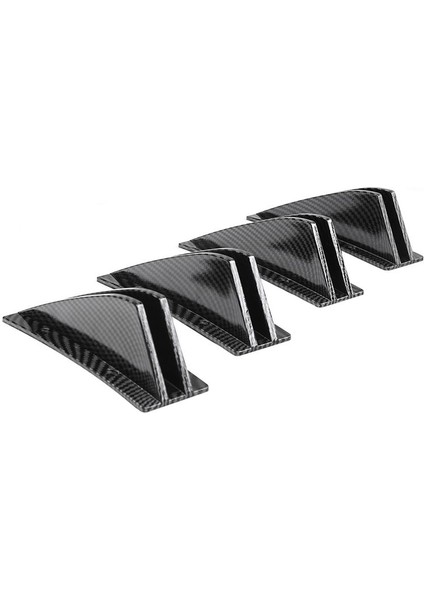 Evrensel 4pcs/set Araç Arka Tampon Difüzör Spoiler Abs Abs Catolisyon Önleme Arka Tampon Dudak Difüzör A (Yurt Dışından) fiyatları