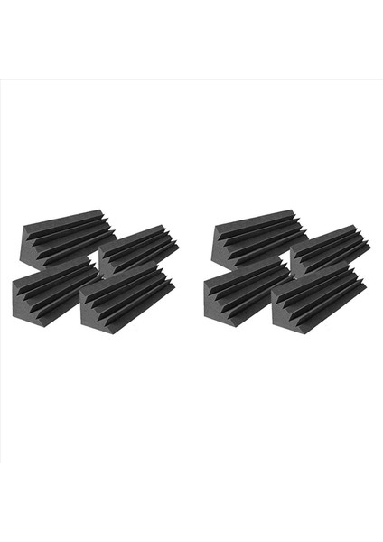 8 Pcs Akustik Paneller Studio Akustik Ses Geçirmez Köpük Ses Tedavisi Bas Tuzak Köşesi Ses Panelleri 12X12X48CM (Yurt Dışından)
