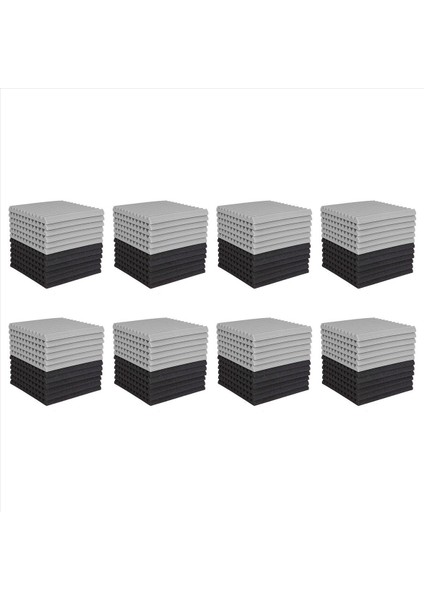 96 Pcs Akustik Köpük Kartı Stüdyo Fayans Akustik Köpük Ses Geçirmez Piramit Stüdyo Duvar Paneli 2 5X30X30CM (Yurt Dışından)