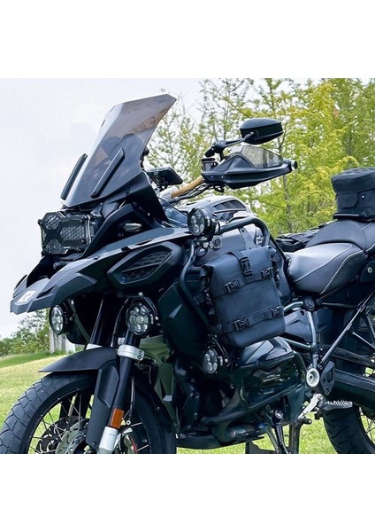 2x Motorbike Arka Raf Bagaj Depolama Çantası Su Geçirmez Motosiklet Omuz Kayışı Binicilik Aletleri (Yurt Dışından) fırsatları