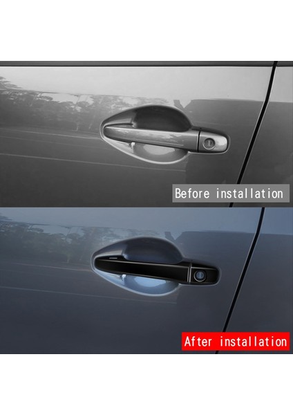 Araba Kapısı Dış Çekme Sökme Döşeme Kapağı Subaru Forester 2025 Dış Sap Trim Sticker Parlak Siyah (Yurt Dışından) modelleri