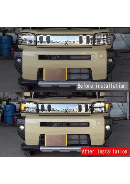 Araba Ön Tampon Izgara Daihatsu Taft 2024 Araç Aksesuarları Için Üst Orta Net Grille (Yurt Dışından) fiyatları