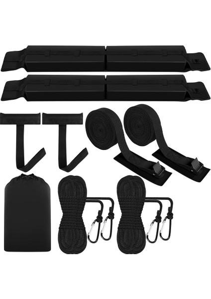 Araç Yumuşak Çatı Raf Pedleri Kayak Surf Tahtası-Sup Kano Kayak Aksesuarları Için Bagaj Taşıyıcısı (Yurt Dışından)